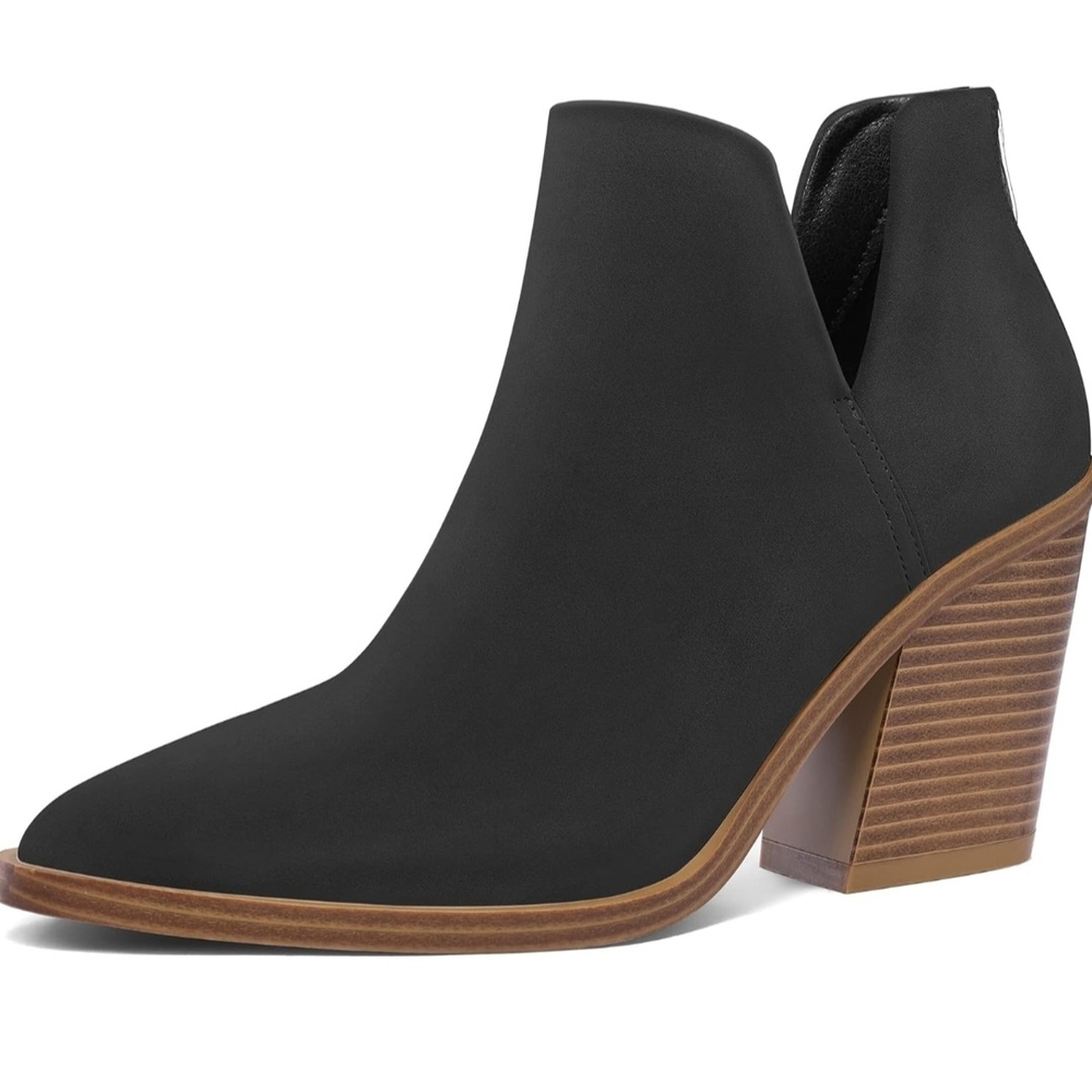 Kathemoi Ankle Boots: Black Ankle Boots